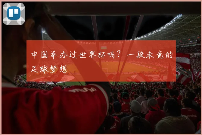 中国举办过世界杯吗？一段未竟的足球梦想